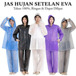 Jas Hujan Eva Dewasa Setelan