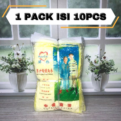 Jas Hujan Plastik Sekali Pakai