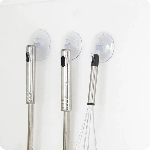 Gantungan Kop Kaca Tempelan Suction Cup Cantelan Kunci Handuk Kain Lap