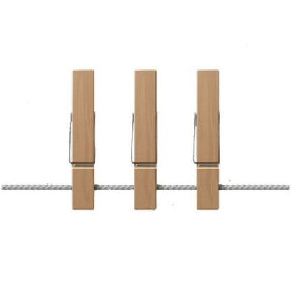 Natural Bamboo Peg / Wooden Clip Bambu Polos Klip Foto Jepitan Jemuran Dekorasi Kamar Serbaguna