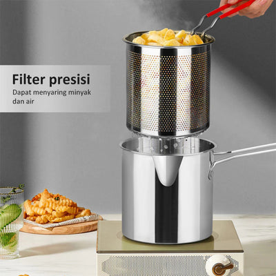 Deep Fryer 4in1 Penggorengan Anti Lengket