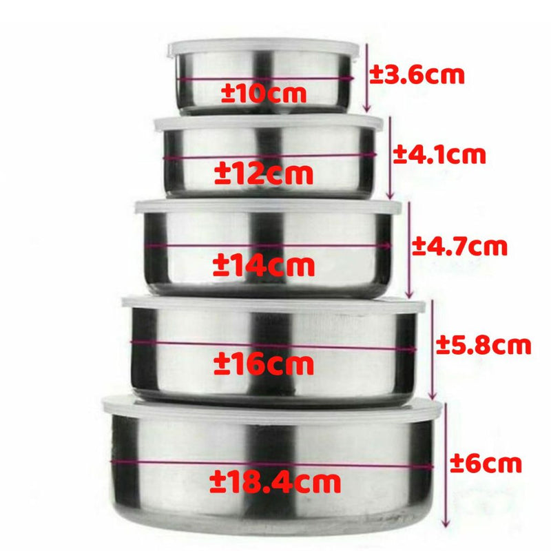 Rantang 5 Susun Stainless