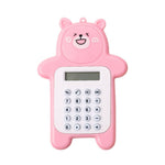 Calculator Mini Portable Motif Bear