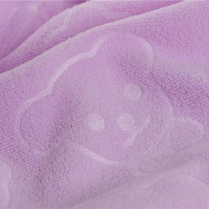 Handuk Mandi Ukuran 70x140Cm Motif Beruang / Quick Drying Bath Towel Karakter / Handuk Pantai Microfiber Embossed Bear Lembut Cepat Kering Bayi Anak Dewasa Warna Pastel