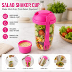 Botol Salad 1000ML + Garpu Cup Kecil