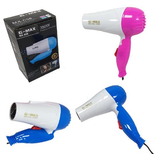 Hair Dryer Mini Lipat Alat Pengering Rambut NOVA N-658 Hairdryer Low Watt Murah Bagus Rekomen Salon