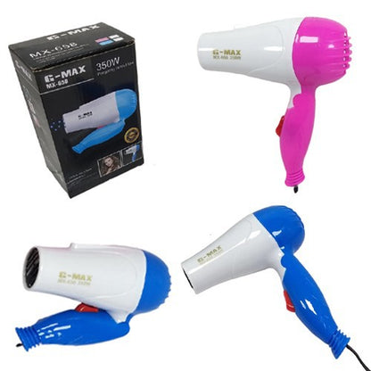 Hair Dryer Mini Lipat Alat Pengering Rambut NOVA N-658 Hairdryer Low Watt Murah Bagus Rekomen Salon