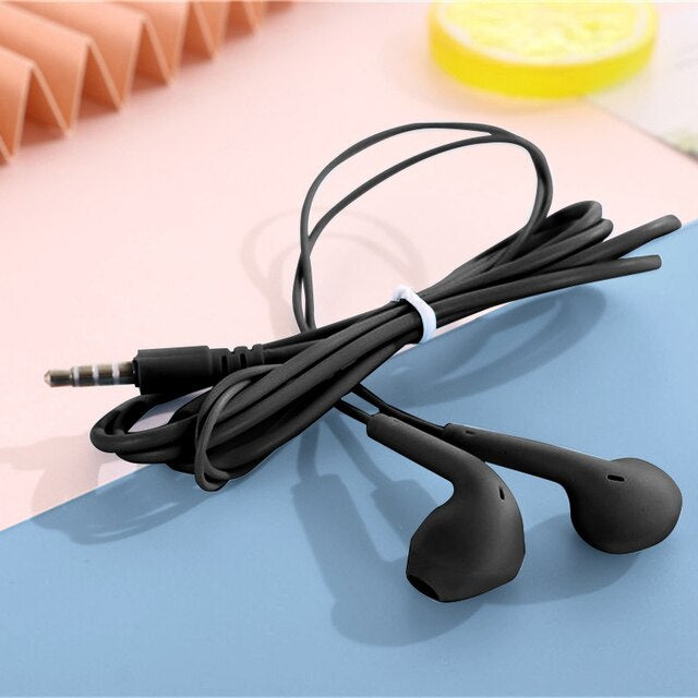 HEADSET MACARON U19 Hifi Stereo Extra Bass Handsfree Matte Colorfull Earphone Jack 3.5mm With Mic