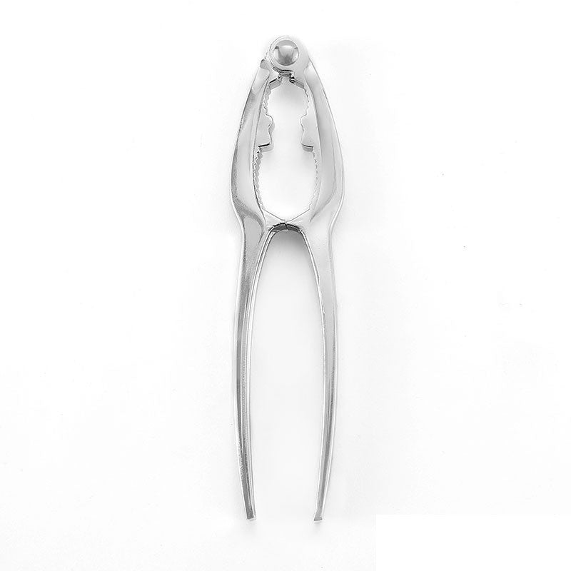 Tang Jepit Kepiting Pemecah Cangkang Lobster Alat Penjepit Walnut Kacang-Kacangan Stainless Steel Crab Grip Clamp