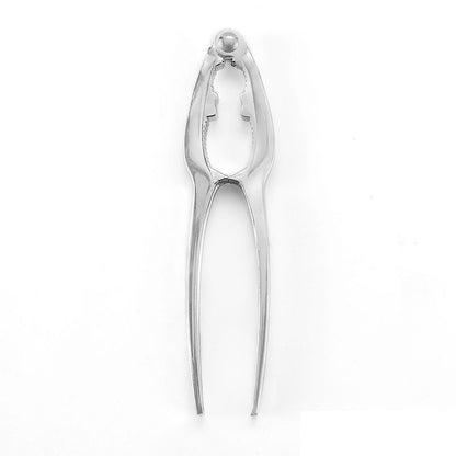 Tang Jepit Kepiting Pemecah Cangkang Lobster Alat Penjepit Walnut Kacang-Kacangan Stainless Steel Crab Grip Clamp
