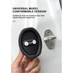 4Pcs Car Door Lock Cover Peredam Getaran