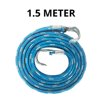 Tali Bagasi Motor 2 Meter Elastis / Pengikat Barang Bawaan 200cm / Kait Pipih Gepeng Kuat Serbaguna