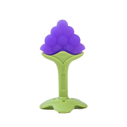 Teether Bayi Gigitan Bentuk Buah Bahan Silikon BPA FREE / Baby 3 Bulan Keatas 3m+ Fruit Mainan Pengunyah Penguatan Pertumbuhan Gigi Pijat Gusi Silicone Anak Balita Batita Melatih Genggam Persiapan Mpasi