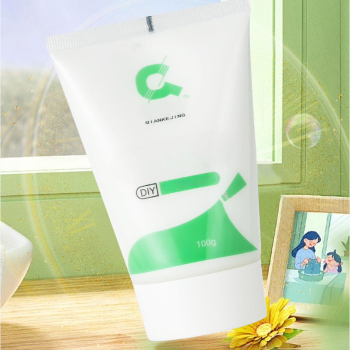 Pasta Dempul Penambal Dinding - Small Roller Paint / Pelapis Tembok Lubang Celah Pori Retak Rambut Coretan Kusam Kotor Anti Air / Wall Repair Cream Waterproof Mudah Digunakan Cat Permukaan Dinding Seperti Beton Plester Kapur Pasangan Bata Rolling Brush