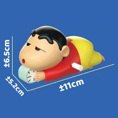 Mainan Shinchan Putar Bisa Gerak/Figure Crayon Shincan Dynamic Life/Ornamen Sincan Dekorasi Ruangan
