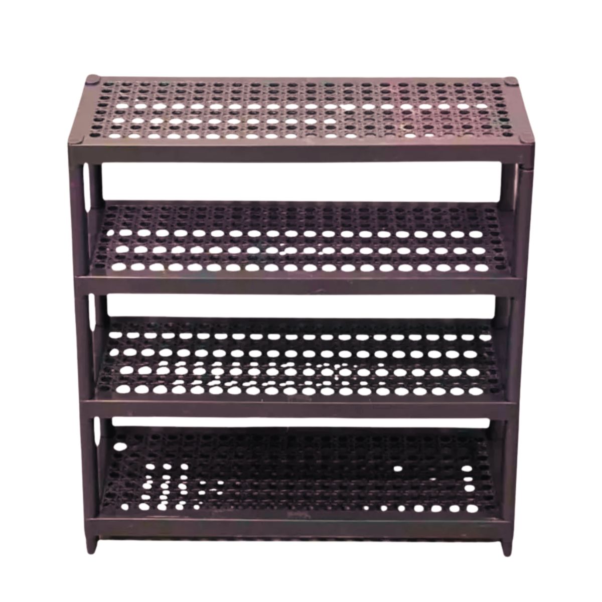 Rak Sepatu Petra 4 Susun / Shoes Rack Plastik Minimalis / Tempat Penyimpanan Sandal 2Tingkat Serbaguna