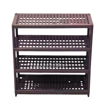 Rak Sepatu Petra 4 Susun / Shoes Rack Plastik Minimalis / Tempat Penyimpanan Sandal 2Tingkat Serbaguna