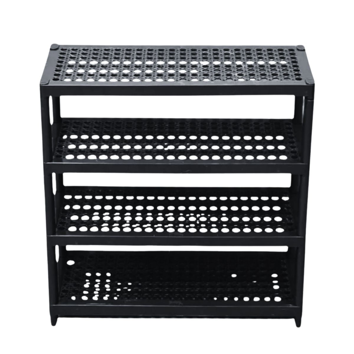Rak Sepatu Petra 4 Susun / Shoes Rack Plastik Minimalis / Tempat Penyimpanan Sandal 2Tingkat Serbaguna