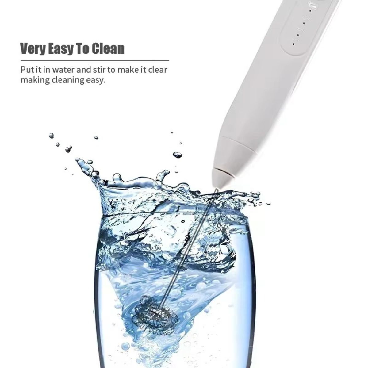 Hand Mixer Milk Froather 2in1 USB Charge Portabel Mini Elektrik Pengaduk Kopi