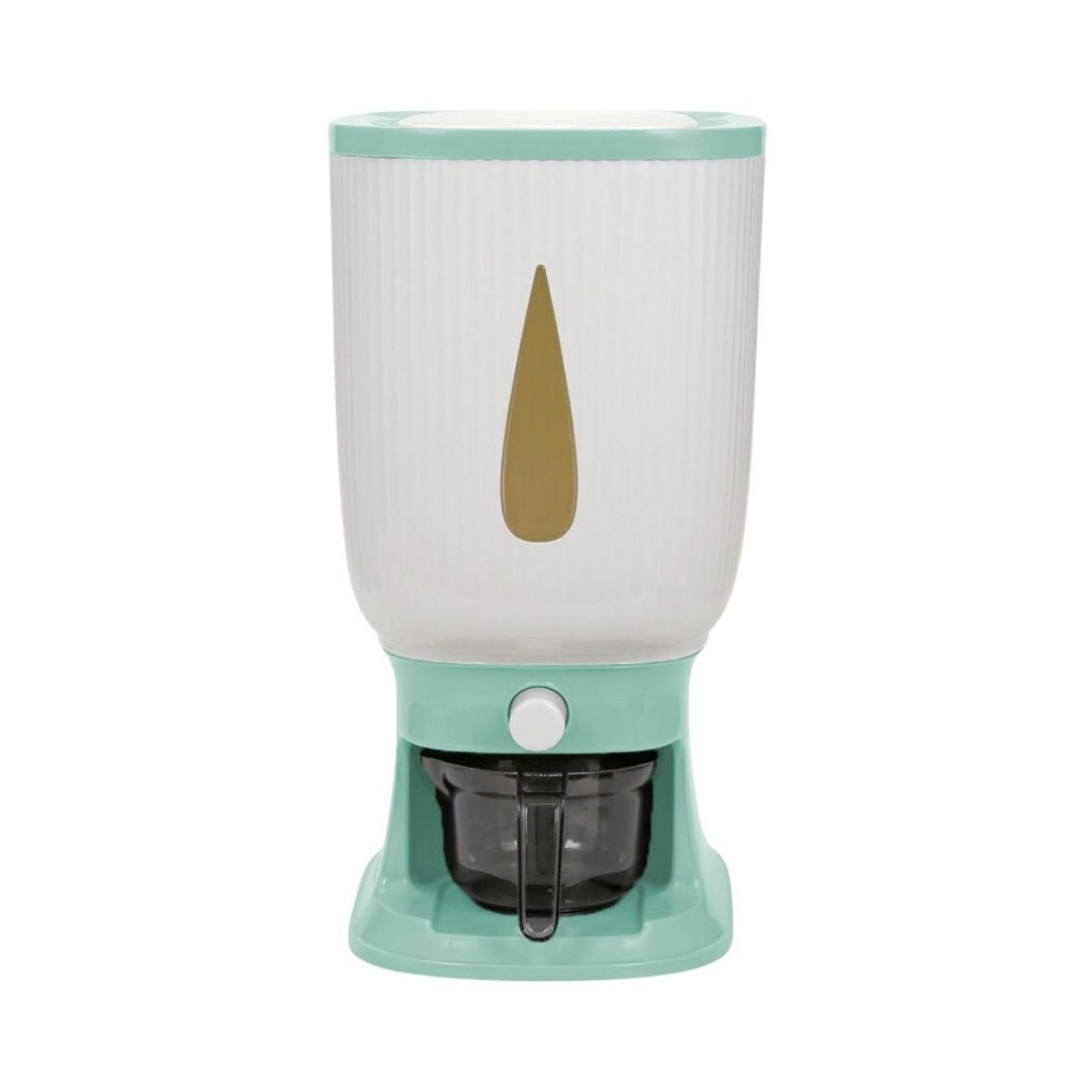 Rice Box Dispenser Beras Otomatis 3D FREE Cup 12L 10Kg / Wadah Penyimpanan Kacang Sereal Makanan Anti Kutu Hama Tidak Lembab Tahan Jamur / Storage Container Dengan Pengering Food Grade Peralatan Dapur Praktis Dapat Cangkir Gleas UkurSerbaguna