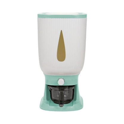Rice Box Dispenser Beras Otomatis 3D FREE Cup 12L 10Kg / Wadah Penyimpanan Kacang Sereal Makanan Anti Kutu Hama Tidak Lembab Tahan Jamur / Storage Container Dengan Pengering Food Grade Peralatan Dapur Praktis Dapat Cangkir Gleas UkurSerbaguna