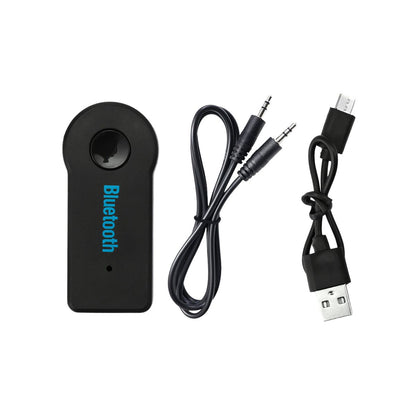 Bluetooth Audio Receiver / Music Wireless Handsfree Car Connector A2DP HP Speaker Alat Pemancar Jack