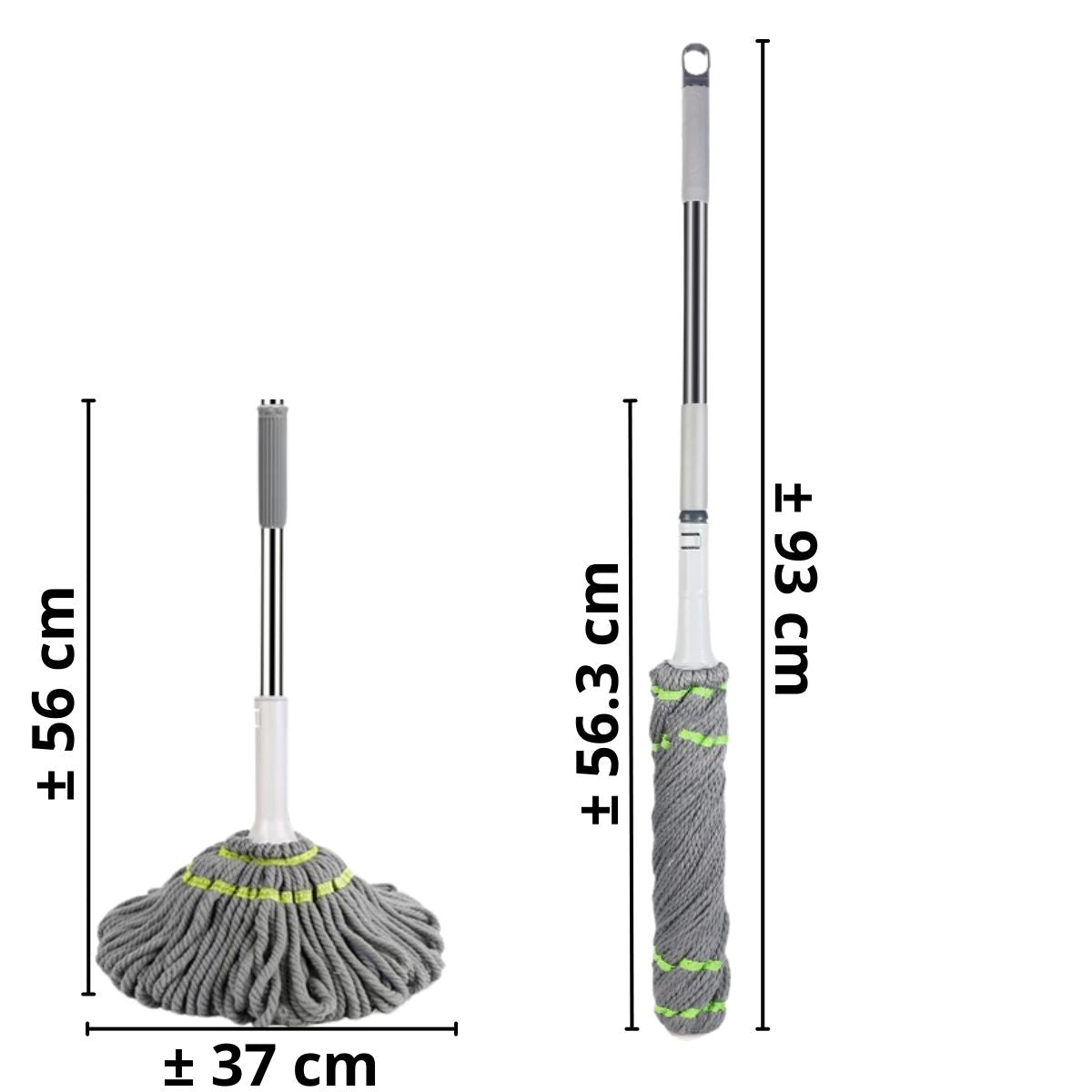 Alat Pel Lantai Peras Tarik Putar Otomatis / Twist Mop Microfiber Daya Serap Air Kuat Praktis Murah