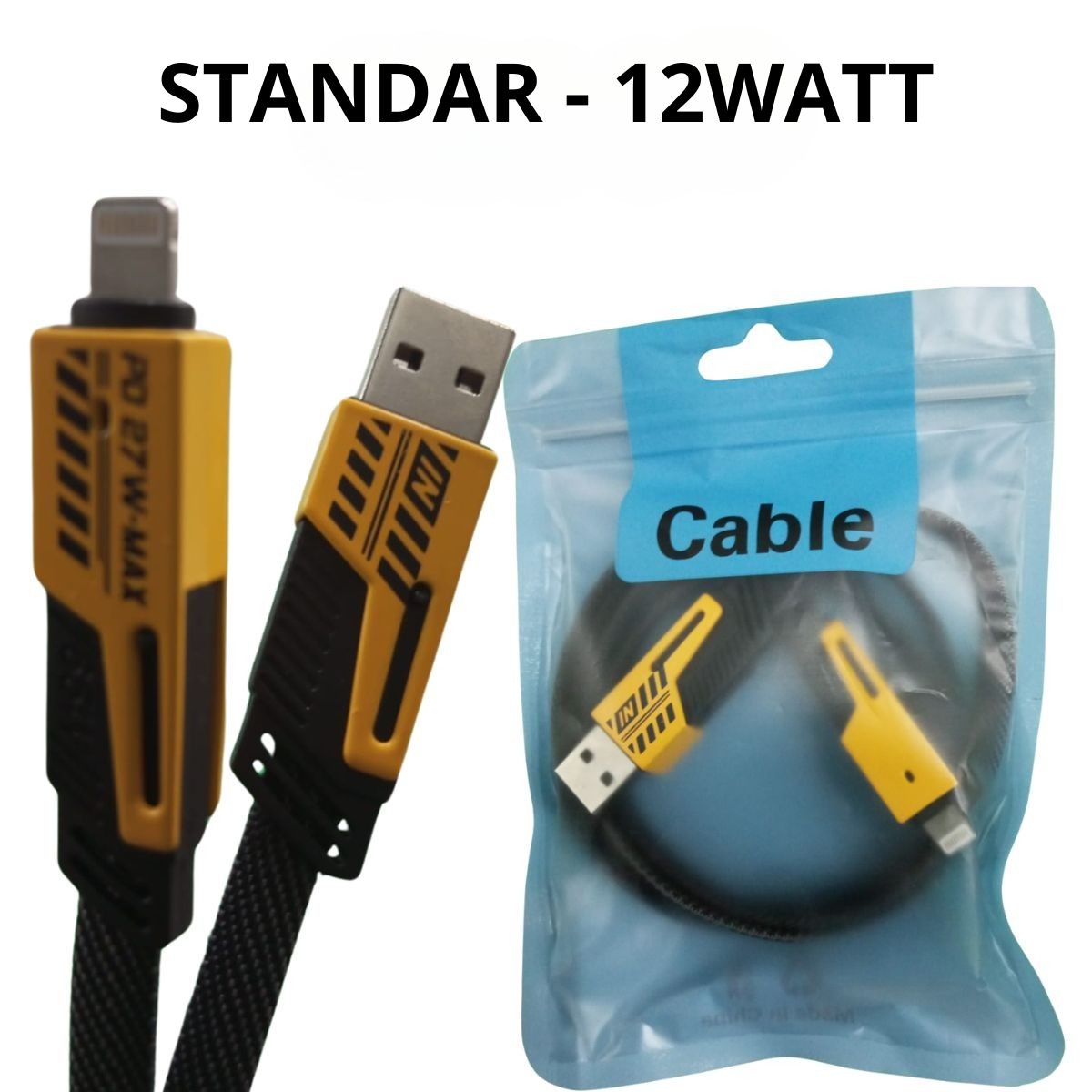 Kabel Data 4IN1 Fast Charging USB Type A, Type C Lightning / Cable Casan Multiple Charging 27W + 65W