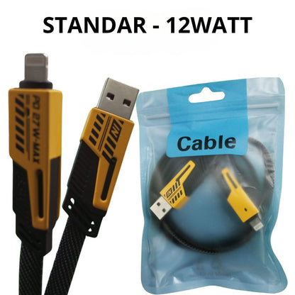Kabel Data 4IN1 Fast Charging USB Type A, Type C Lightning / Cable Casan Multiple Charging 27W + 65W