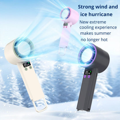 Kipas Portable Mini 100Super Speed Angin Super Kencang LED Display kipas tangan olahraga luar ruangan