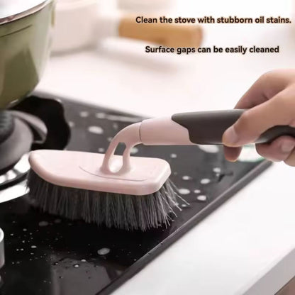 Sikat Toilet Gagang Panjang Serbaguna / Alat Gosok Pembersih Lantai DInding Kamar Mandi Kloset Dapur Toilet / Bathroom Brush With Handle Sikat Bulu Tebal Sepatu Pakaian Multifungsi