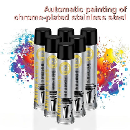 Cat Semprot Chrome 350ml/Spray Paint Krum Stainless Automotive Metallic/Pelindung Logam Anti Karat