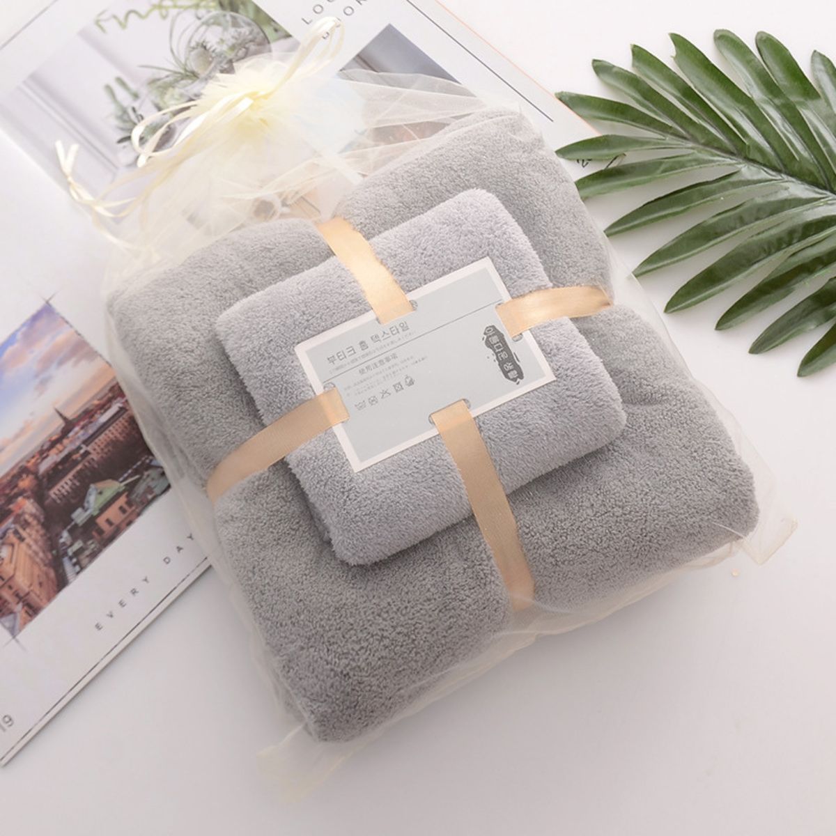 Set Handuk Mandi 2in1 Bahan Halus / Quick Drying Bath Towel Kain Bulu Karang Lembut Tebal Serap Air Cepat Kering / Handuk Badan Wajah Anak Dewasa Warna Pastel Untuk Hadiah Kado Pernikahan Souvenir Pindah Rumah Tukar Kado Serbaguna Berkualitas