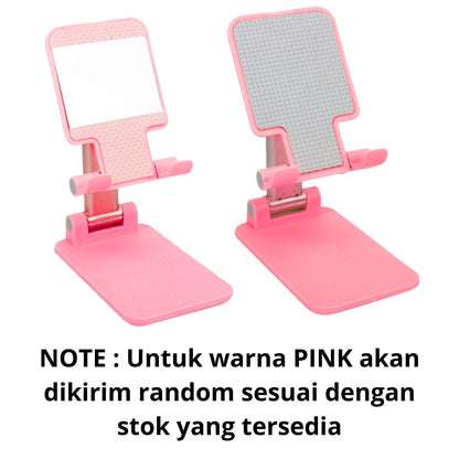 [MA] Phone Stand Holder L305 HD-23 Folding Desktop Lipat Liftable Foldable HD23 Universal HP di Meja Kantor Belajar Support Ponsel Tablet Ipad Iphone Rotasi Penyangga Nonton Game Video Call Conference Zoom Gmeet Hold Dudukan Unik Lucu Warna Pastel Macaron