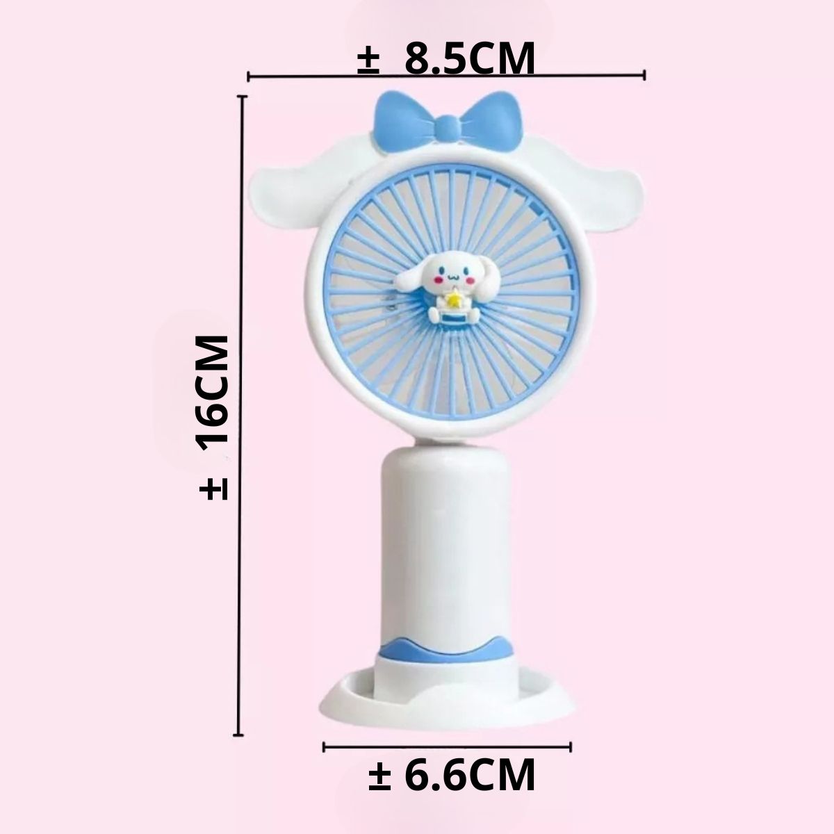 Kipas Angin Genggam Tangan Motif Sanrio + Stand Penyangga HP / Handy Mini Fan Portable Rechargeable Elektrik / Kipas Pendingin Karakter Lucu Travel Size Untuk Kantor Sekolah Travelling Outdoor Konser Piknik Pantai Jogging Jalan Luar Ruangan Serbaguna