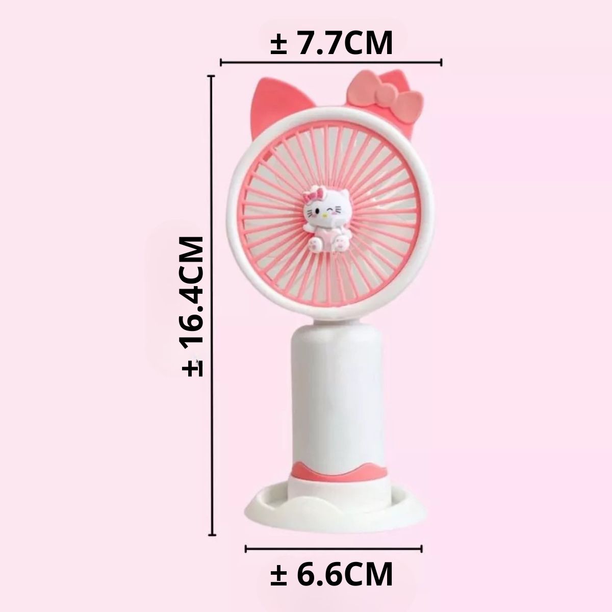 Kipas Angin Genggam Tangan Motif Sanrio + Stand Penyangga HP / Handy Mini Fan Portable Rechargeable Elektrik / Kipas Pendingin Karakter Lucu Travel Size Untuk Kantor Sekolah Travelling Outdoor Konser Piknik Pantai Jogging Jalan Luar Ruangan Serbaguna