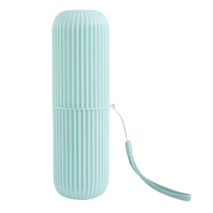 Tempat Sikat Gigi Free Gantungan / Travel Toothbrush Case Wadah Tempat Penyimpanan Peralatan Mandi Sabun Odol Pasta Kanebo Kain Bentuk Tabung Praktis / Kotak Alat Perlengkapan Traveling Warna Pastel Aesthetic Untuk Souvenir Pernikahan Multifungsi