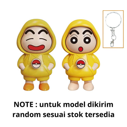 Mainan Nailong Dino Kuning / Keychain Gantungan Kunci Astronot Nailong Berubah Wajah VIRAL Terlaris