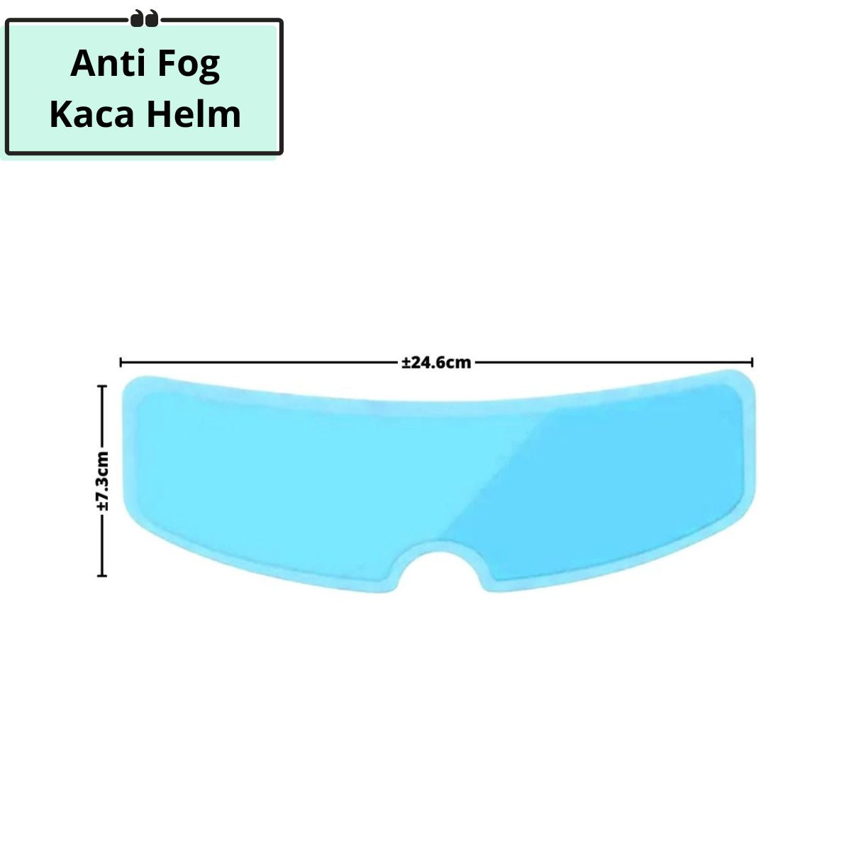 Stiker Anti Fog Kaca Helm Motor Anti Embun Tempelan Lapisan Nano Anti Air Hujan Clear View Rainproof Film For Helmet Sticker Kaca Film Pelindung Lensa Visor Tahan Kabut