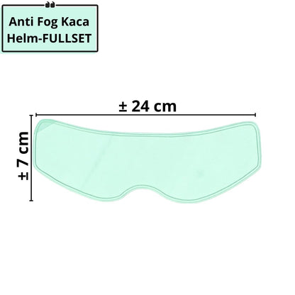 Stiker Anti Fog Kaca Helm Motor Anti Embun Tempelan Lapisan Nano Anti Air Hujan Clear View Rainproof Film For Helmet Sticker Kaca Film Pelindung Lensa Visor Tahan Kabut