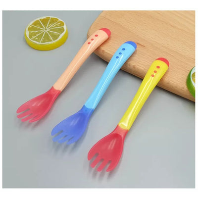 Garpu Bayi Silicon Warna
