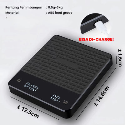 Timbangan Kopi Digital 0,1Gram 5KG