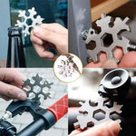 Survival Kit Gantungan Kunci 18 in 1 Snowflake