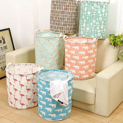 Keranjang Baju Kotor LIPAT CANVAS