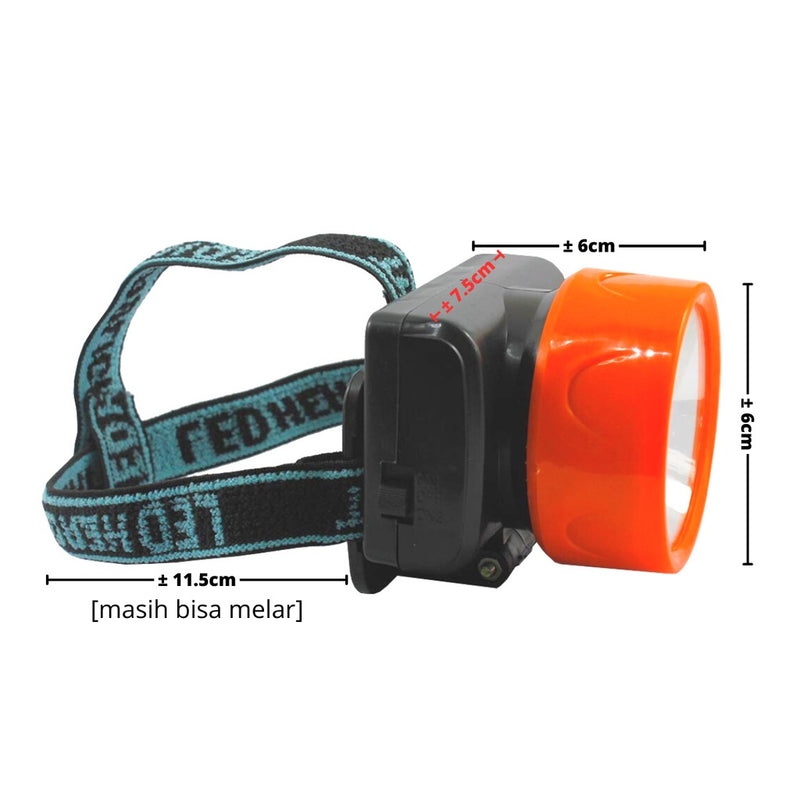 SENTER KEPALA 3W