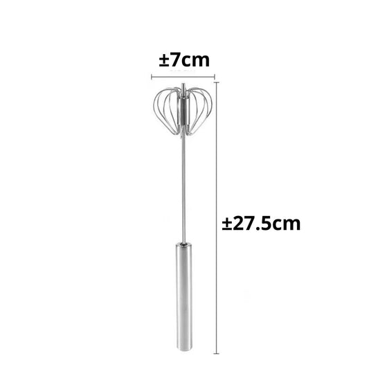 Better Beater Hand Mixer Manual / Alat Pengocok Full Stainless Kocokan Telur Kue Whisk Semi Otomatis