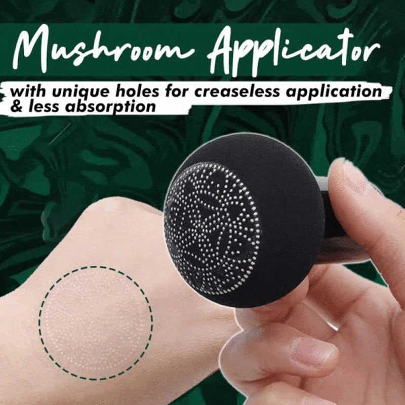 BB Cream Alas Bedak Air Cushion Waterproof Dengan Spons Bentuk Kepala Jamur Cream Penyamar Noda Hitam Jerawat Krim Foundation With Mushroom Sponge Coverage Spons Rata Halus Puff Jamur