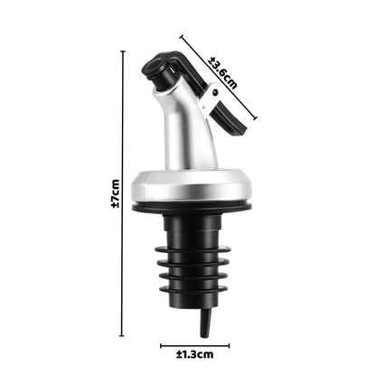 Tutup Botol - Stopper Multifungsi / Penutup Dispenser Penuang Minyak Goreng Sirup Kecap Saus Salad / Tutup Botol Kaca Plastik Jus Syrup Cuka Wine Stopper Bottle Auto Flip / Penutup Minuman Serbaguna