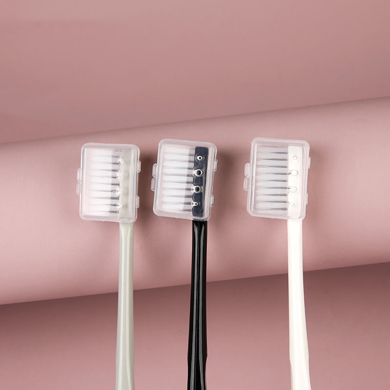 Sikat Gigi Dewasa (1Set Isi 10pcs) Toothbrush Double Care Sensitive Sikat Gigi Traveling Bulu Halus dan Lembut Tooth Brush Hotel TERMURAH BERKUALITAS