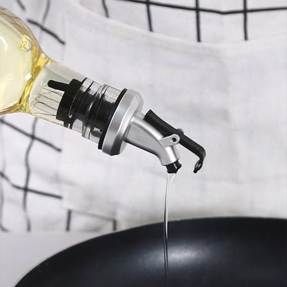 Tutup Botol - Stopper Multifungsi / Penutup Dispenser Penuang Minyak Goreng Sirup Kecap Saus Salad / Tutup Botol Kaca Plastik Jus Syrup Cuka Wine Stopper Bottle Auto Flip / Penutup Minuman Serbaguna